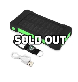 10,000mAh Solar Charger Battery Pack