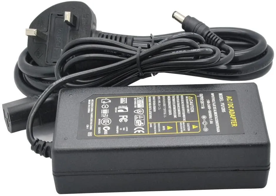 12V 5A 5 amp 60W AC/DC Power Supply Adaptor Transformer