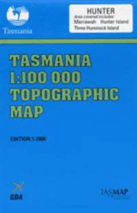 7816 Hunter Topographic Map (5th Edition) by TasMap (2006)