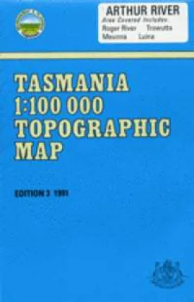 7915 Arthur River TAS Topographic Map (3rd Edition) by TasMap (1991)