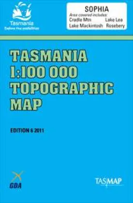 8014 Sophia Topographic Map (6th Edition) by TasMap (2011)