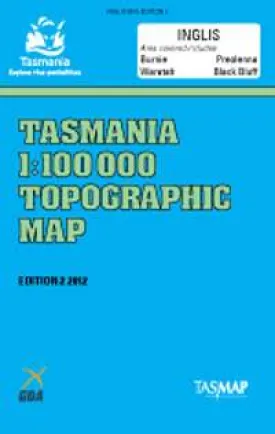 8015 Inglis Topographic Map (2nd Edition) by TasMap (2012)