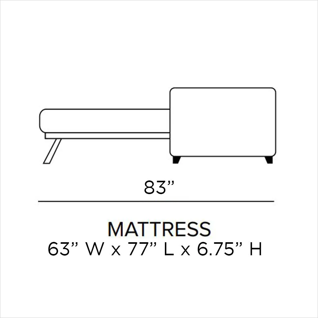 Abra Sleeper Sectional - Fabric