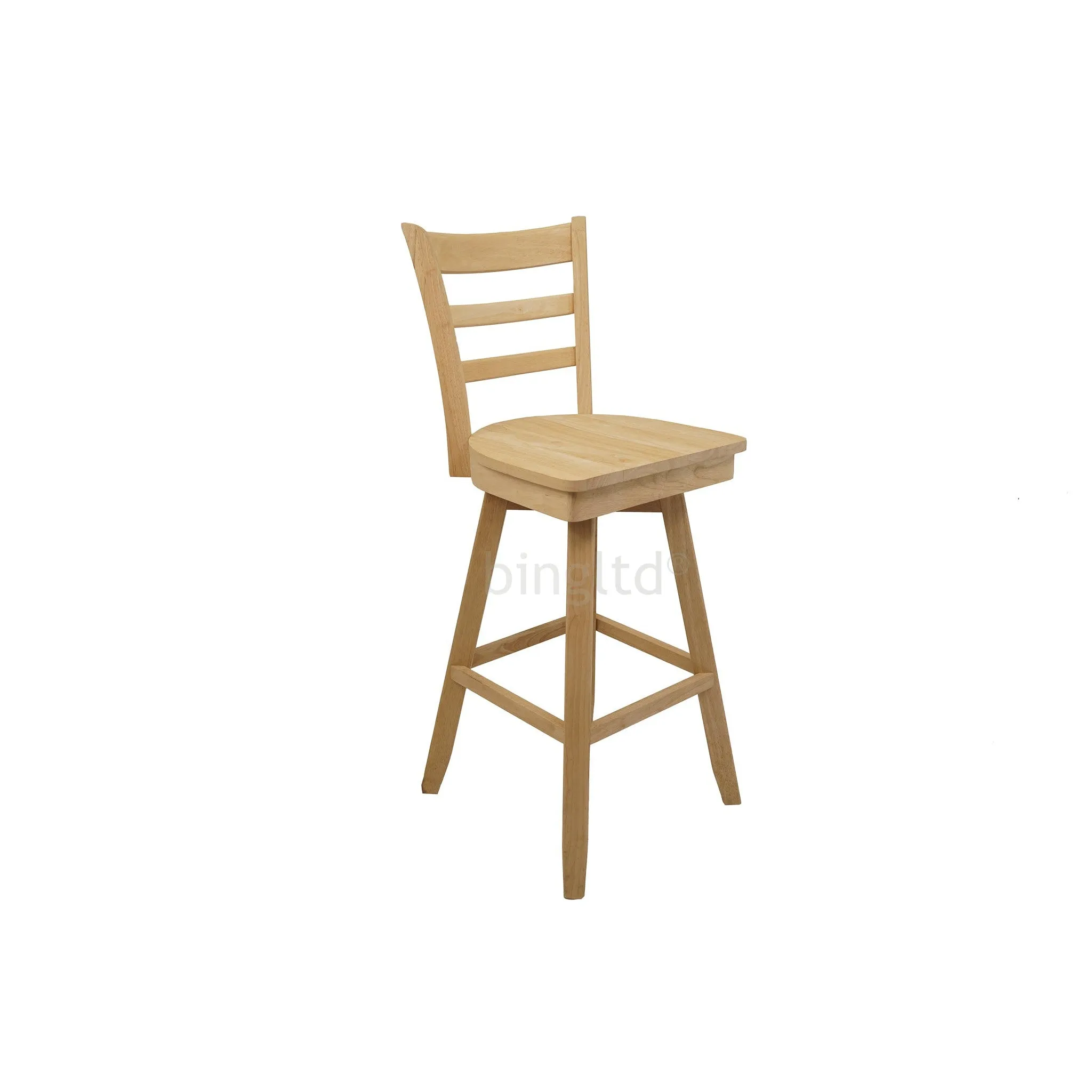 Bandy Bar & Counter Stool – Unfinished