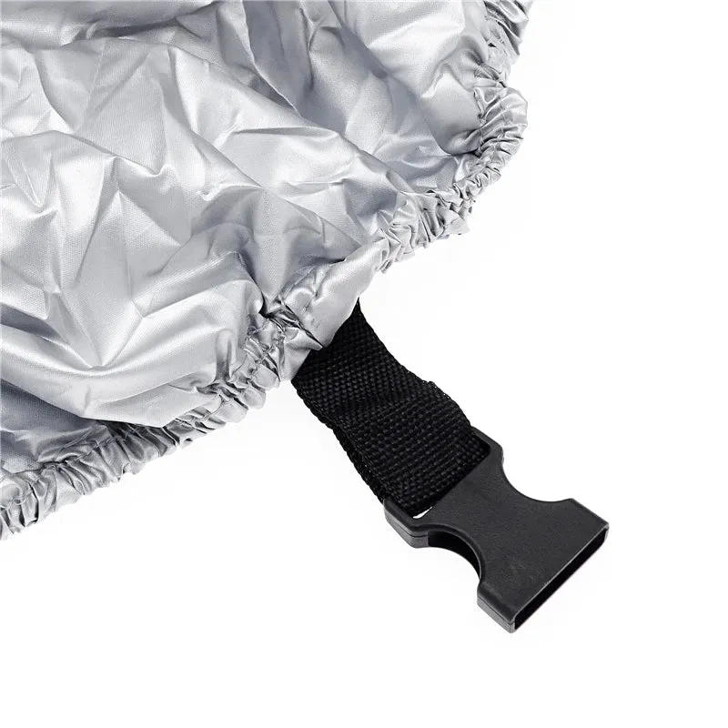 Boat Cover Outdoor Protection Waterproof Fabric Tear Proof Silver Reflective 11-22FT