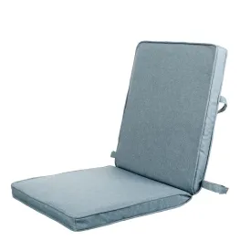 Chair cushion Blue 90 x 40 x 4 cm