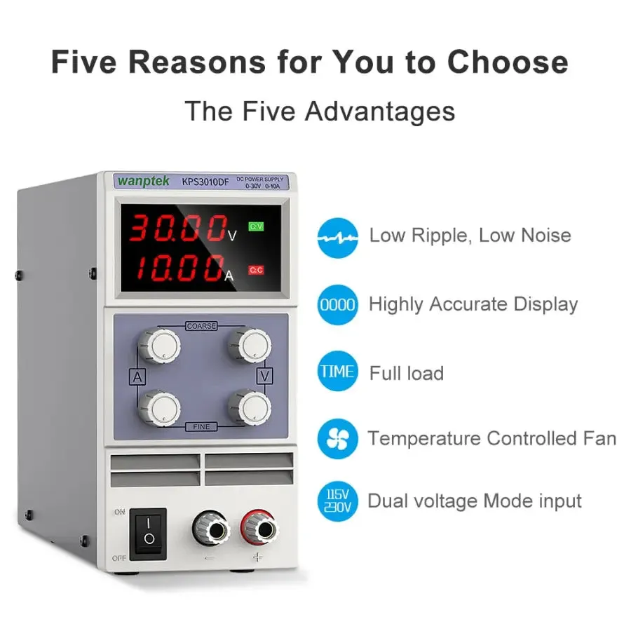 DC Power Supply Voltage Regulator Stabilizer Switching Variable Bench Source