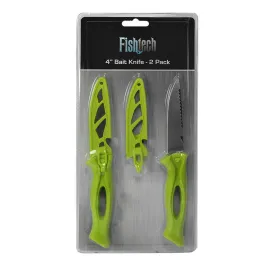 FISHTECH - 4” BAIT KNIFE TWIN PACK