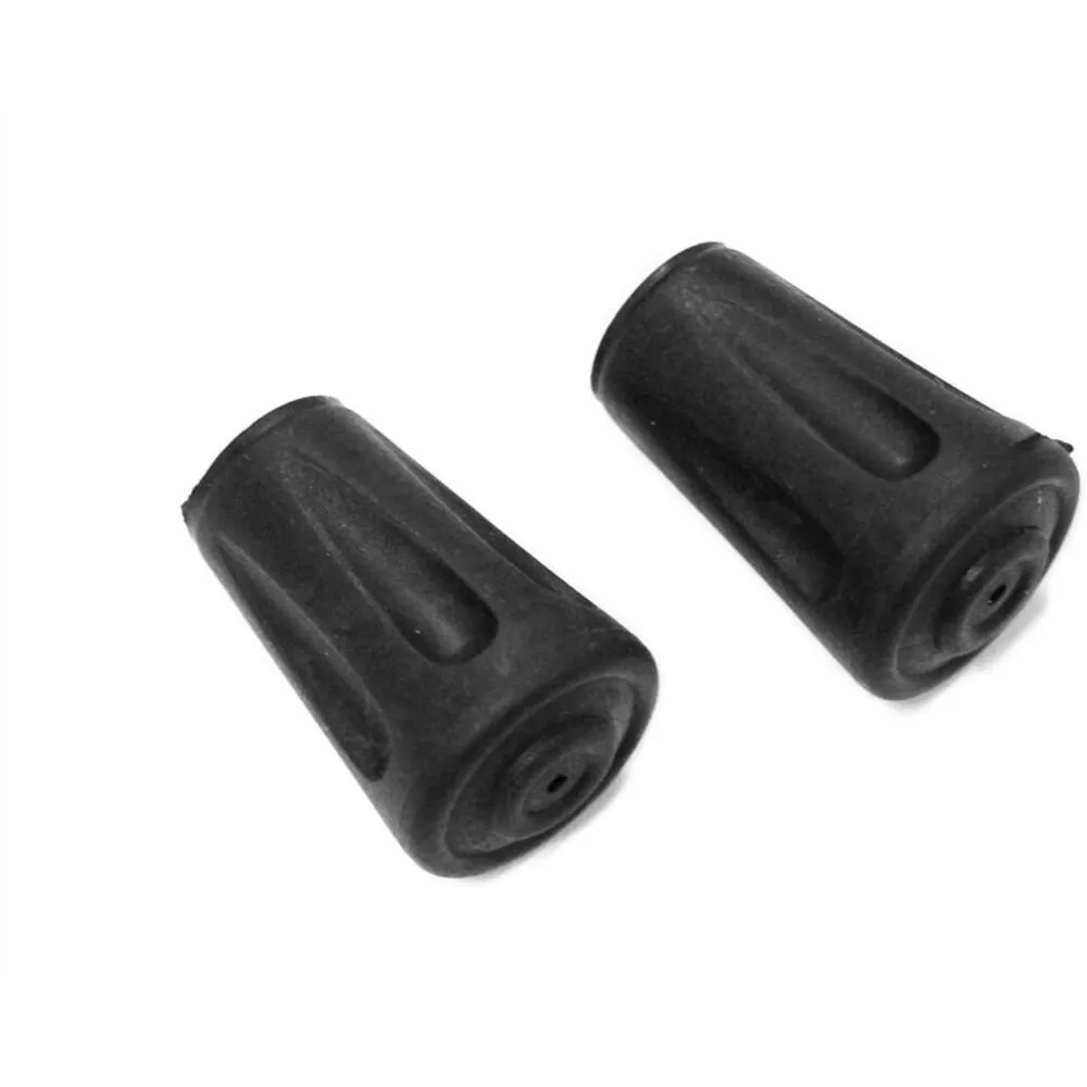 Fizan Rubber Pavement Tip with Steel Ring (pair)