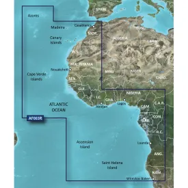 Garmin BlueChart g3 HD - HXAF003R - Western Africa - microSD/SD [010-C0749-20]