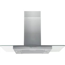 Hotpoint UIF93FLBX 60cm Wide Chimney Island Cooker Hood Stainless Steel