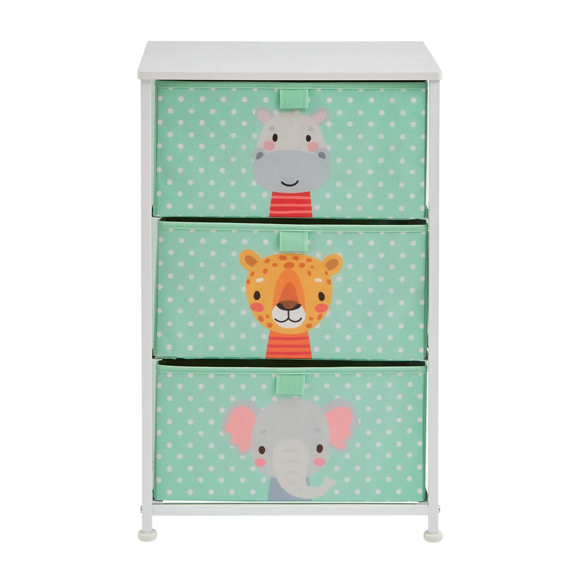 Jungle 3 Drawer Kids Storage Chest