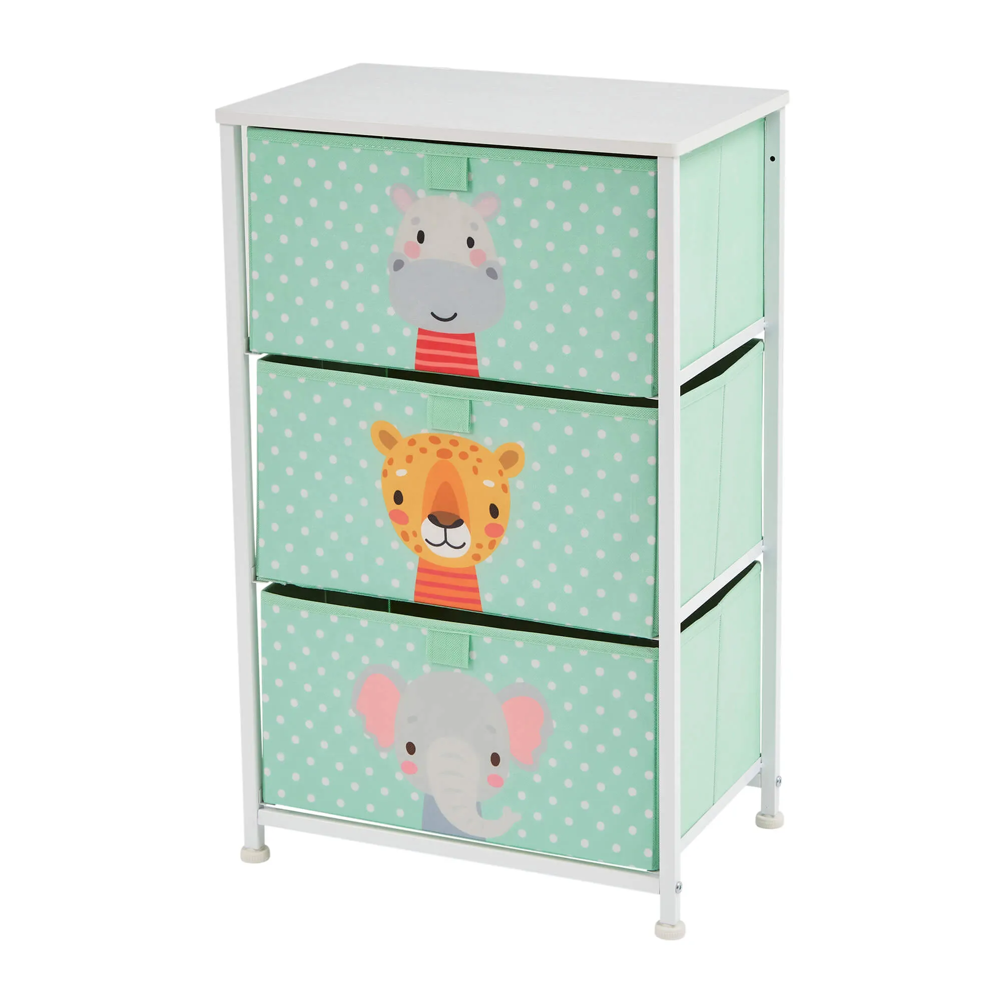 Jungle 3 Drawer Kids Storage Chest