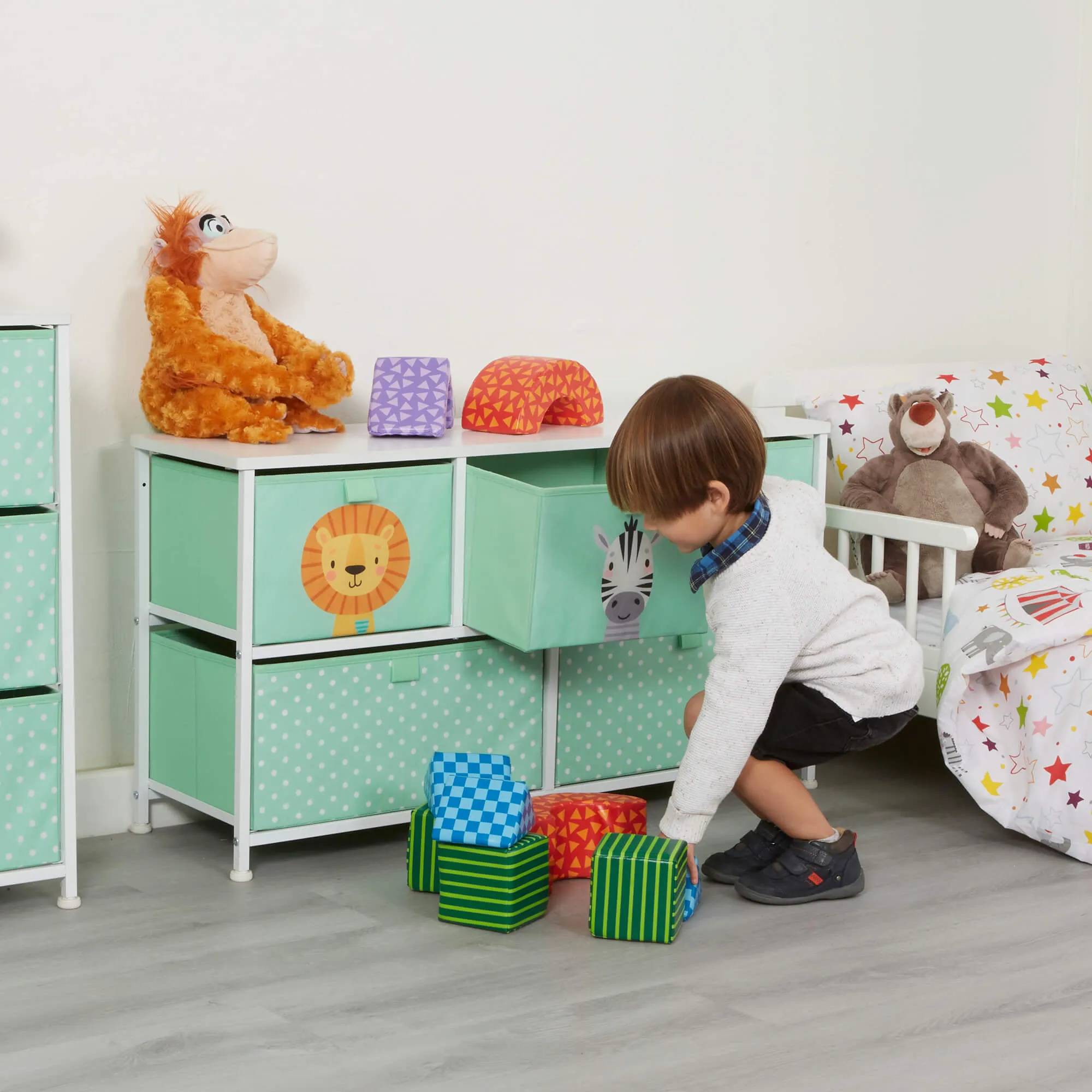 Jungle 5 Drawer Kids Storage Chest