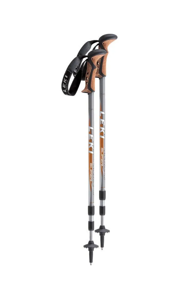 Leki Teton Super Makalu AERGON Antishock Trekking Poles