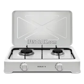 MAXI 200OC Table-Top Gas Cooker with 2 Gas Burners - Brand New