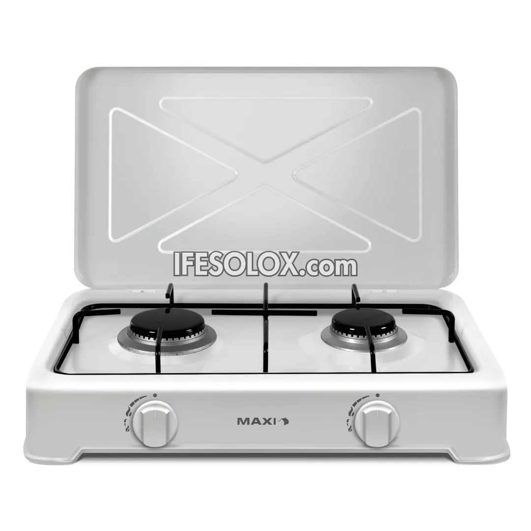 MAXI 200OC Table-Top Gas Cooker with 2 Gas Burners - Brand New