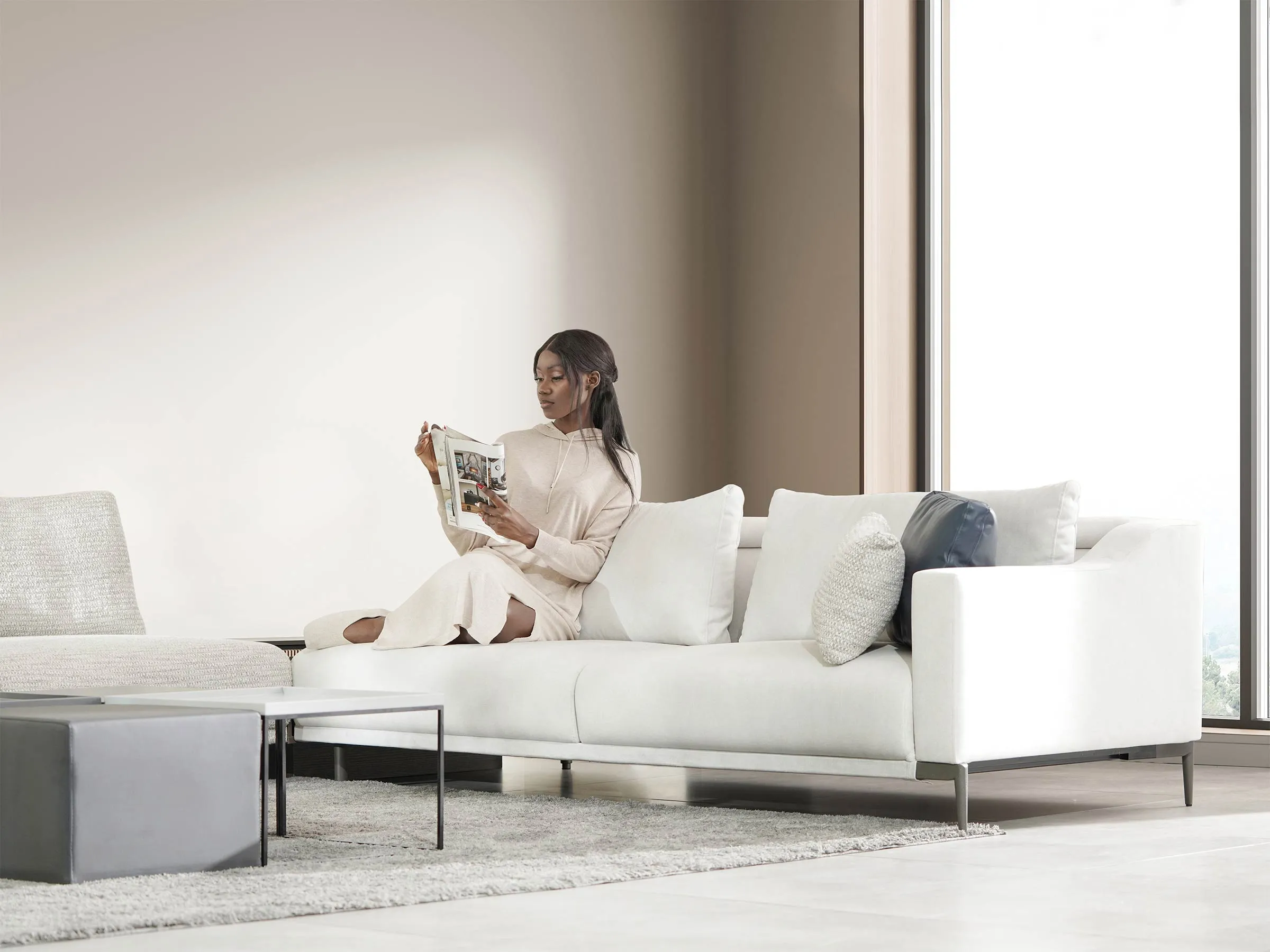 Milda Open Corner Sofa