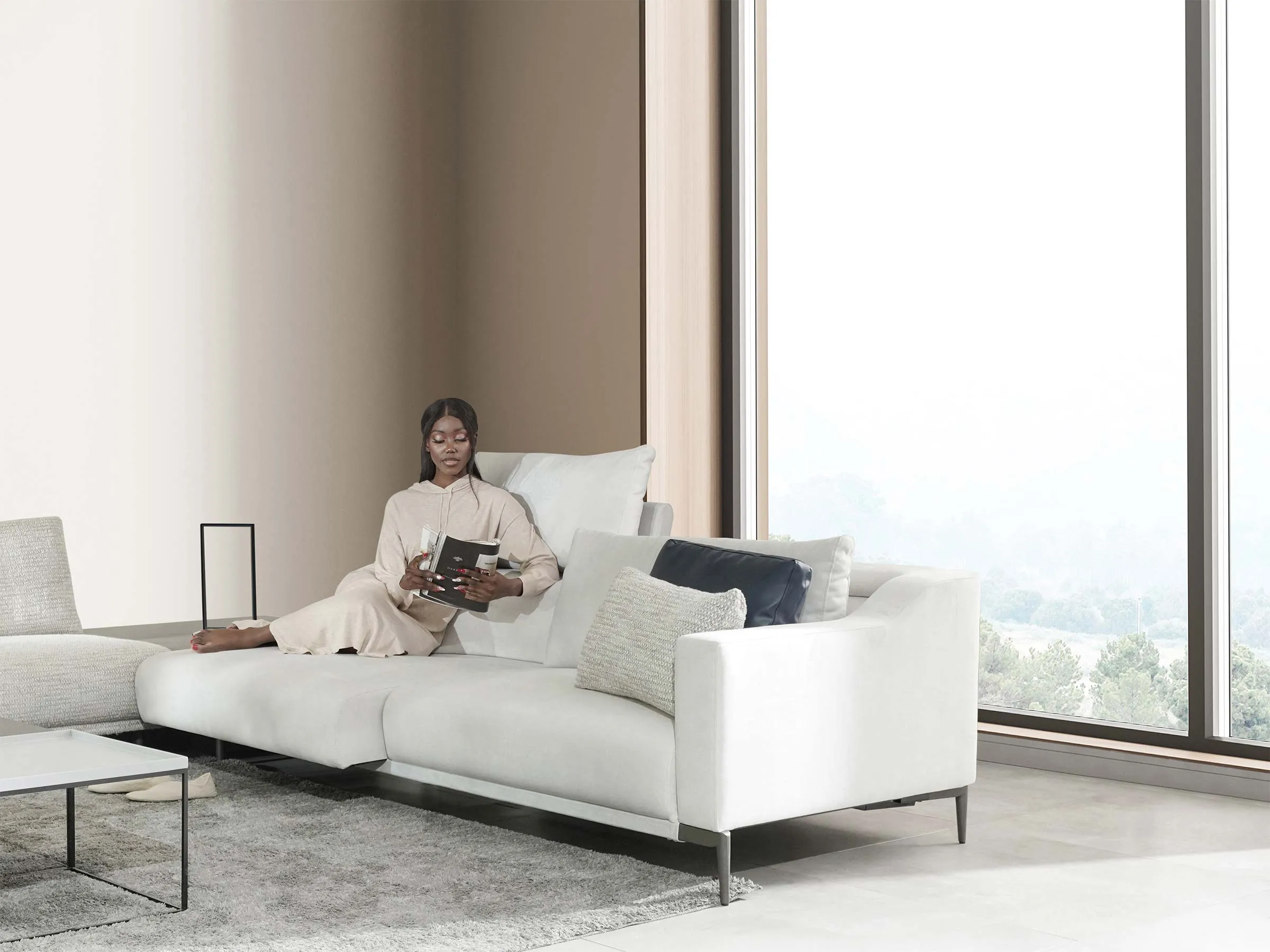 Milda Open Corner Sofa