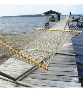 Pawleys Island Large DuraCord® Rope Hammock - Tan