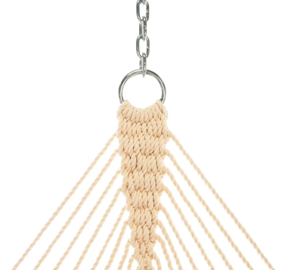 Pawleys Island PRESIDENTIAL Size Rope Hammock - Oatmeal