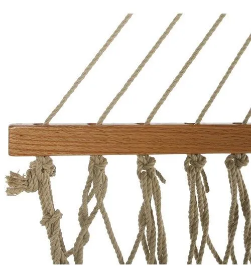 Pawleys Island PRESIDENTIAL Size Rope Hammock - Oatmeal