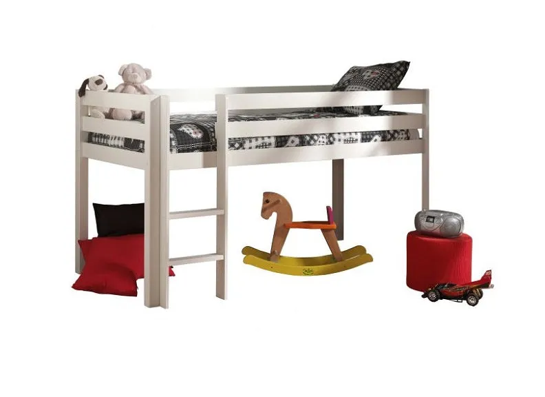 Pino White Mid Sleeper W/Furniture