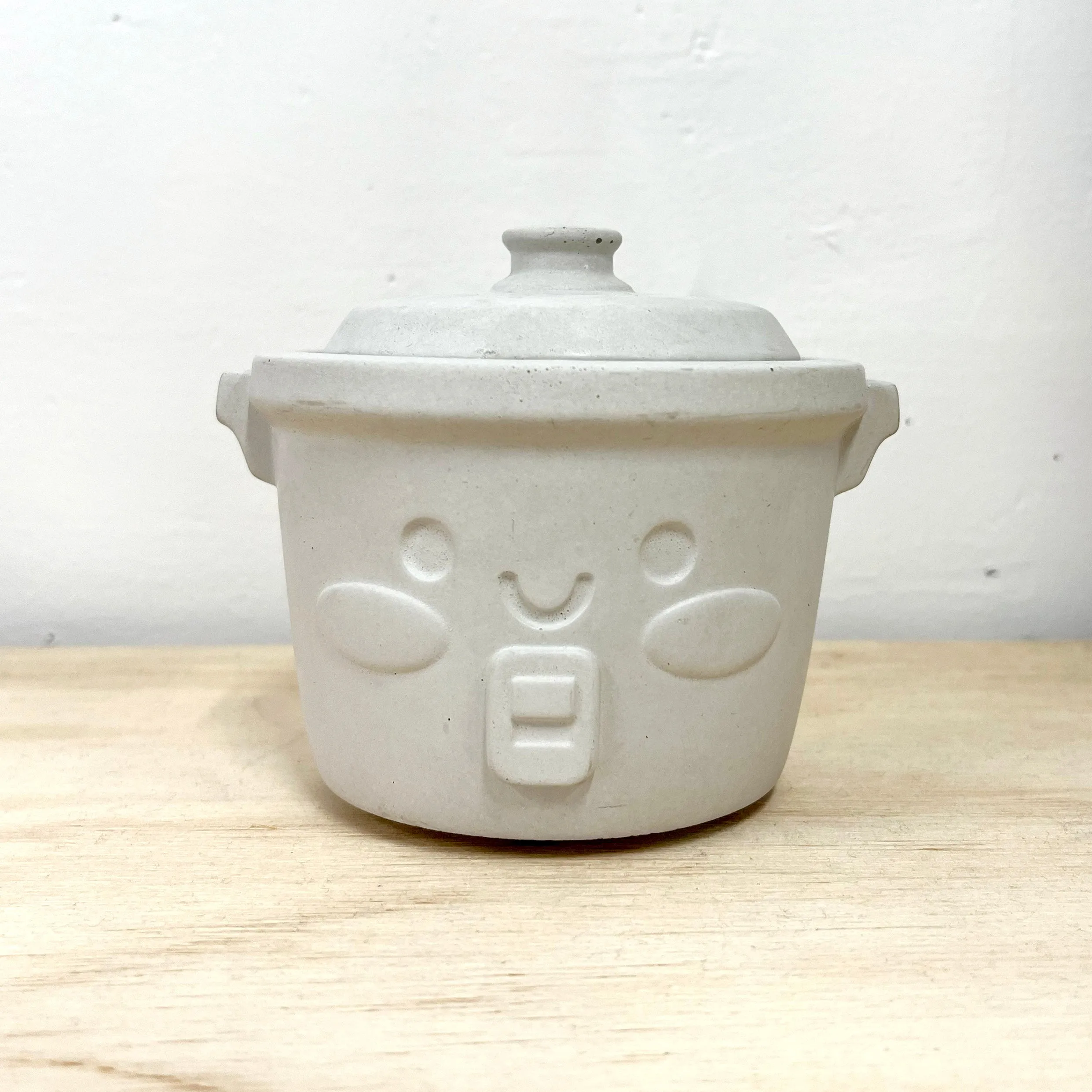 Rice Cooker Concrete Incense Holder