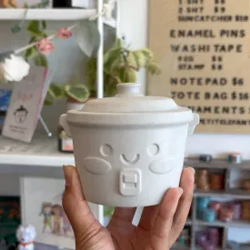 Rice Cooker Concrete Incense Holder