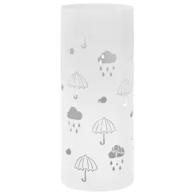 Umbrella Stand Umbrellas Steel White