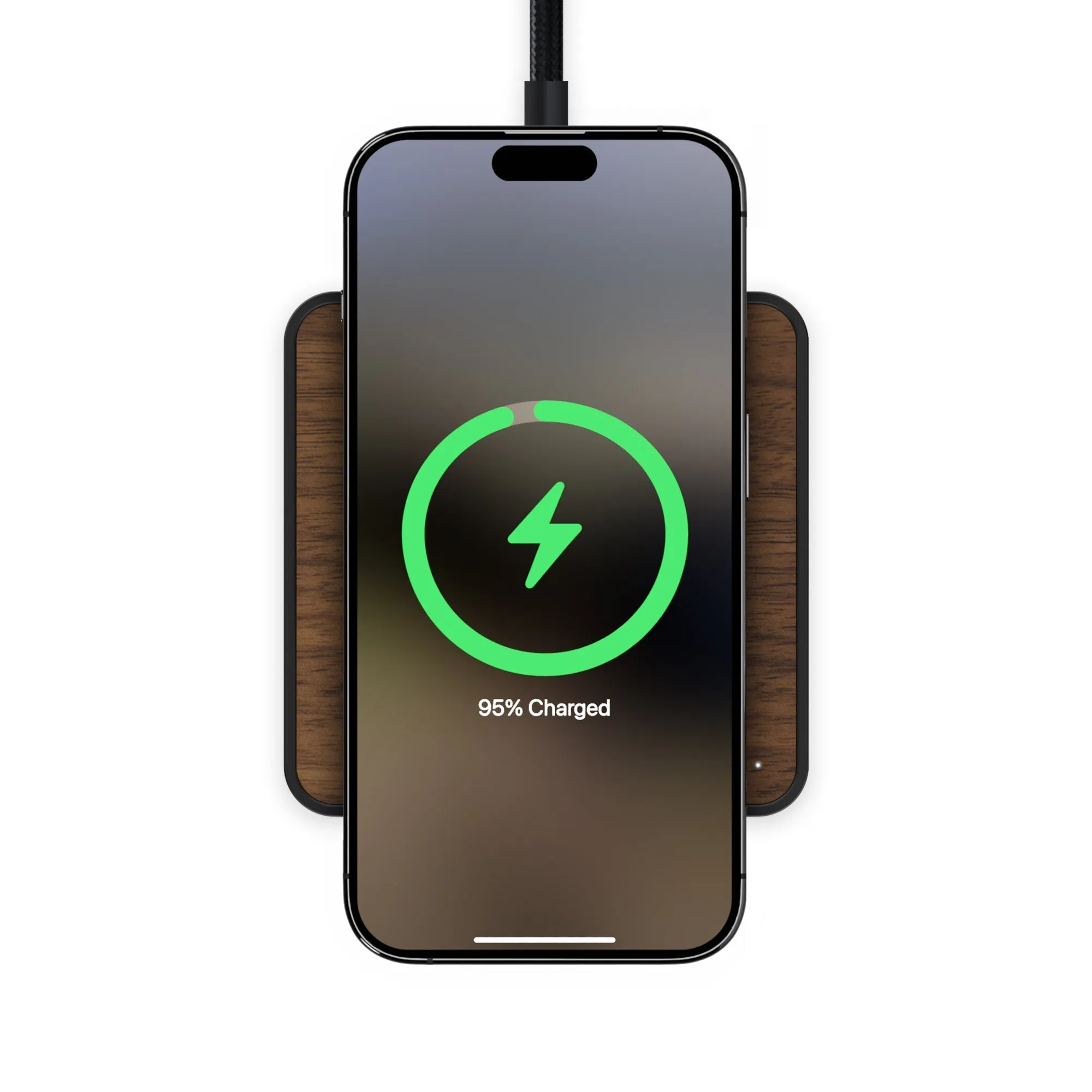 Walnut Charging Pad with MagSafe®