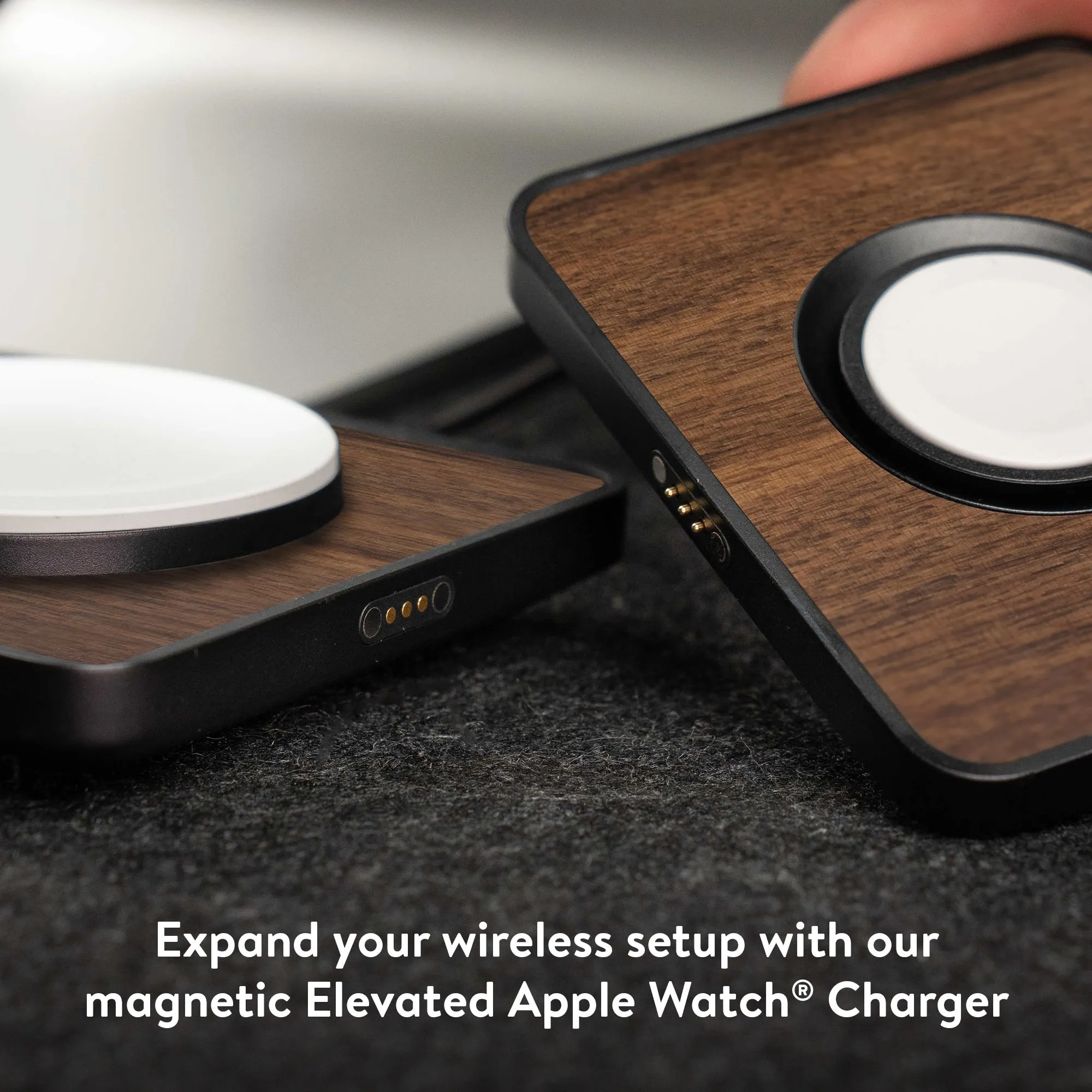 Walnut Charging Pad with MagSafe®