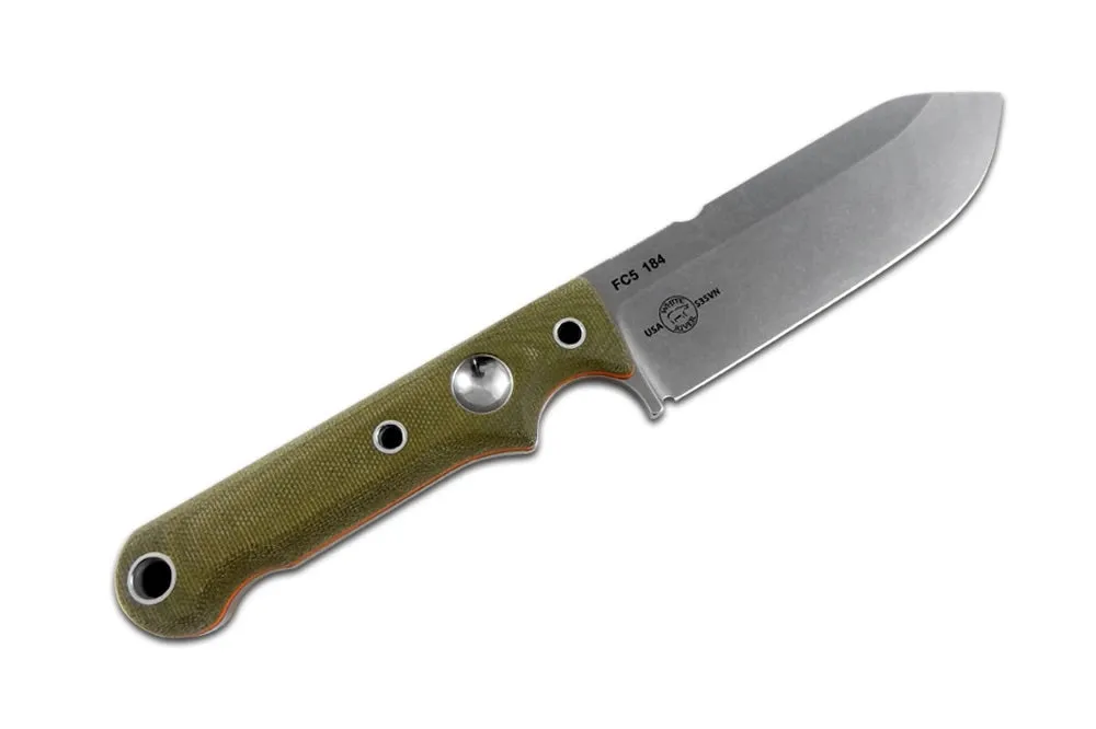 White River Knives Firecraft FC5 Fixed Blade Knife 5in S35VN Steel Blade