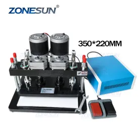 ZONESUN 35x22cm Electrical Leather Die Cutting Machine Photo Paper Pvc/Eva Sheet Mold Cutter Die Cutting Tool For Clicker Die